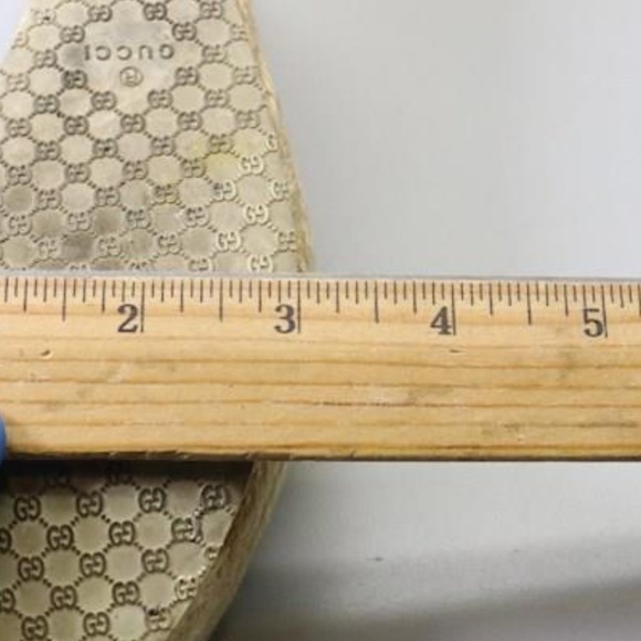 Gucci Wedge Heels w/ COA  SZ 7 - Picture 11 of 12